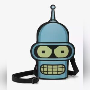 RARE Futurama Bender Figural Crossbody Bag-BRAND NEW W/ TAGS